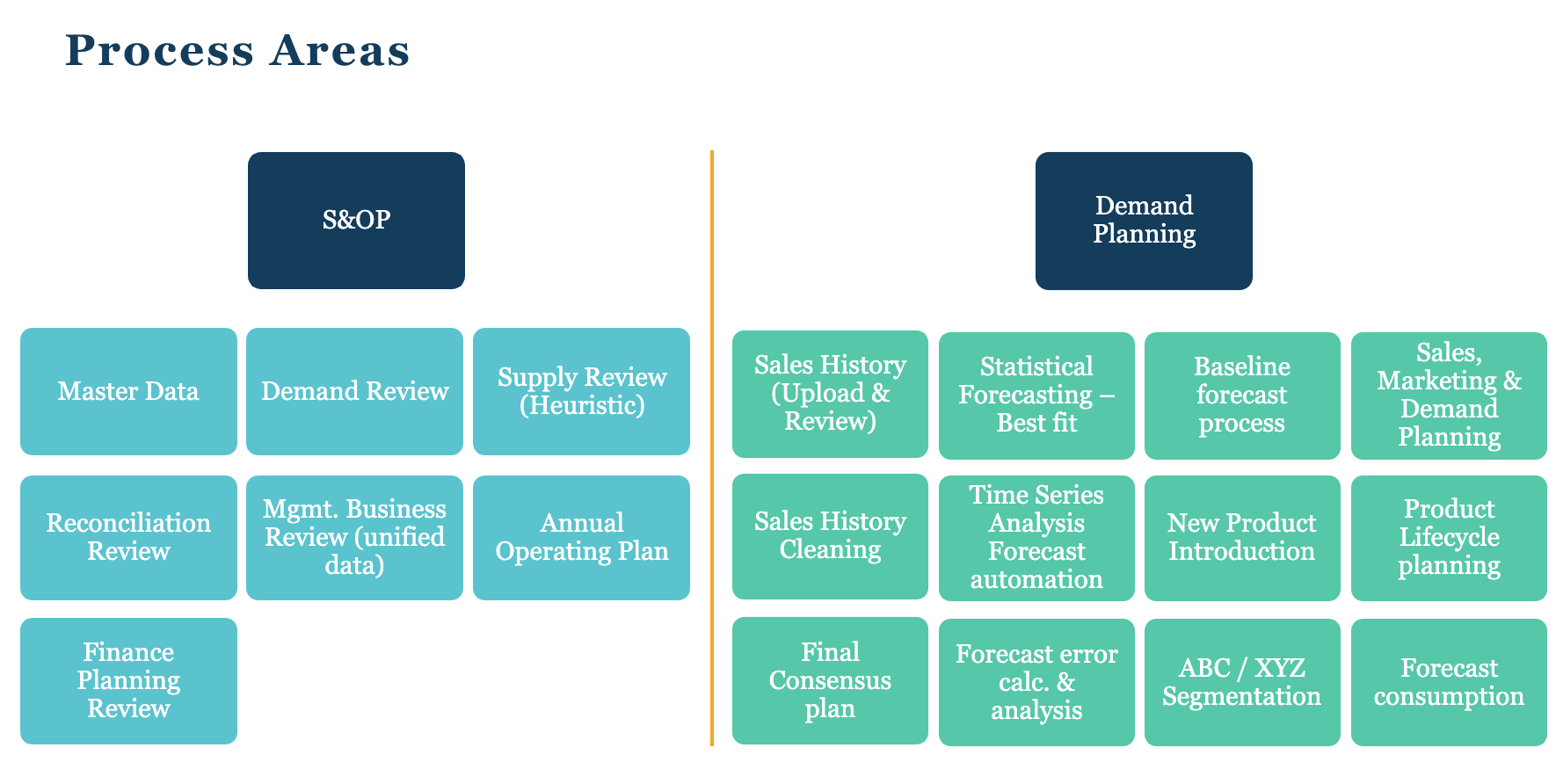 business planning process in sap